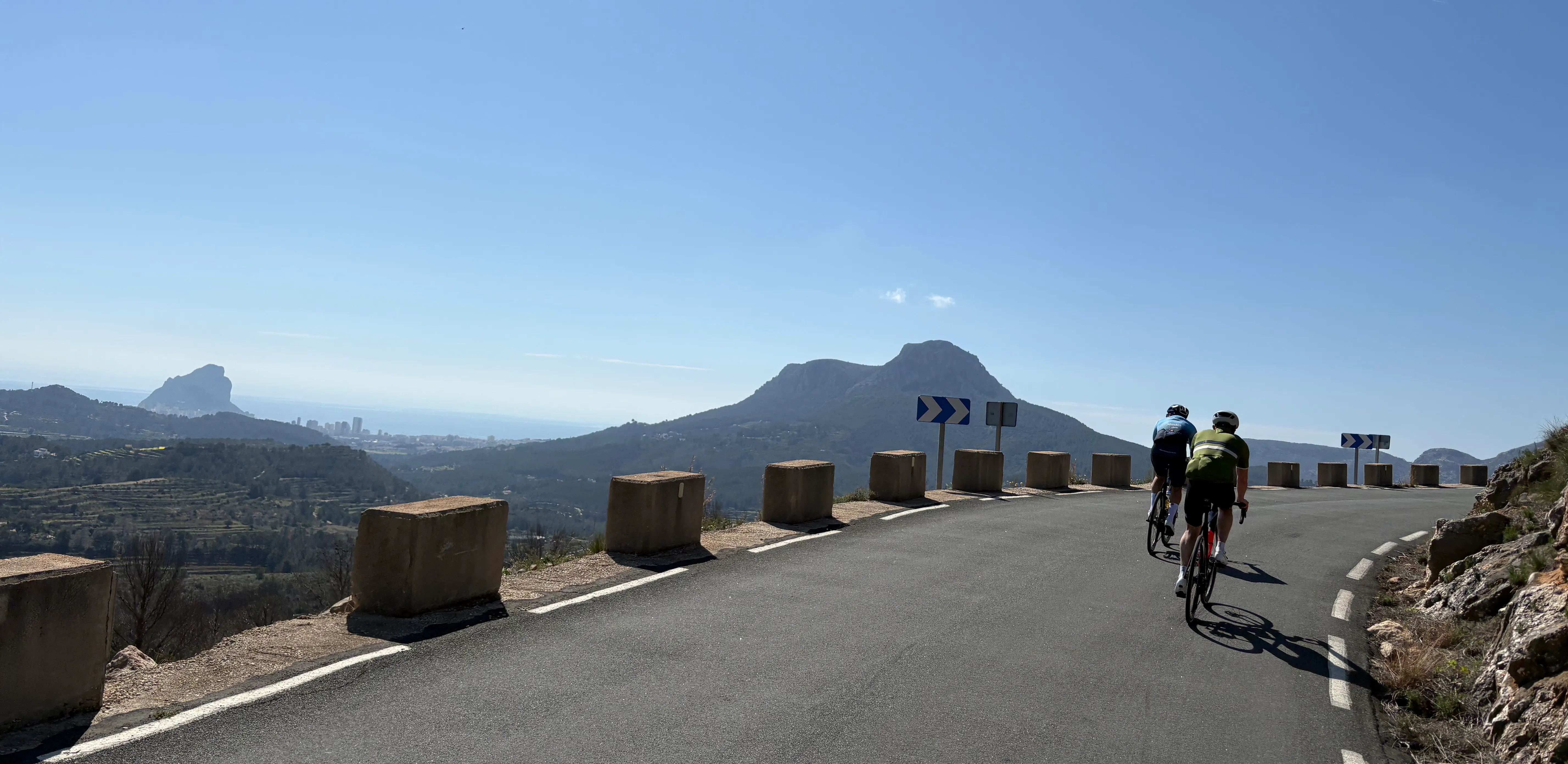 Costa Blanca cycling — Calpe base, 5-day intermediate trip